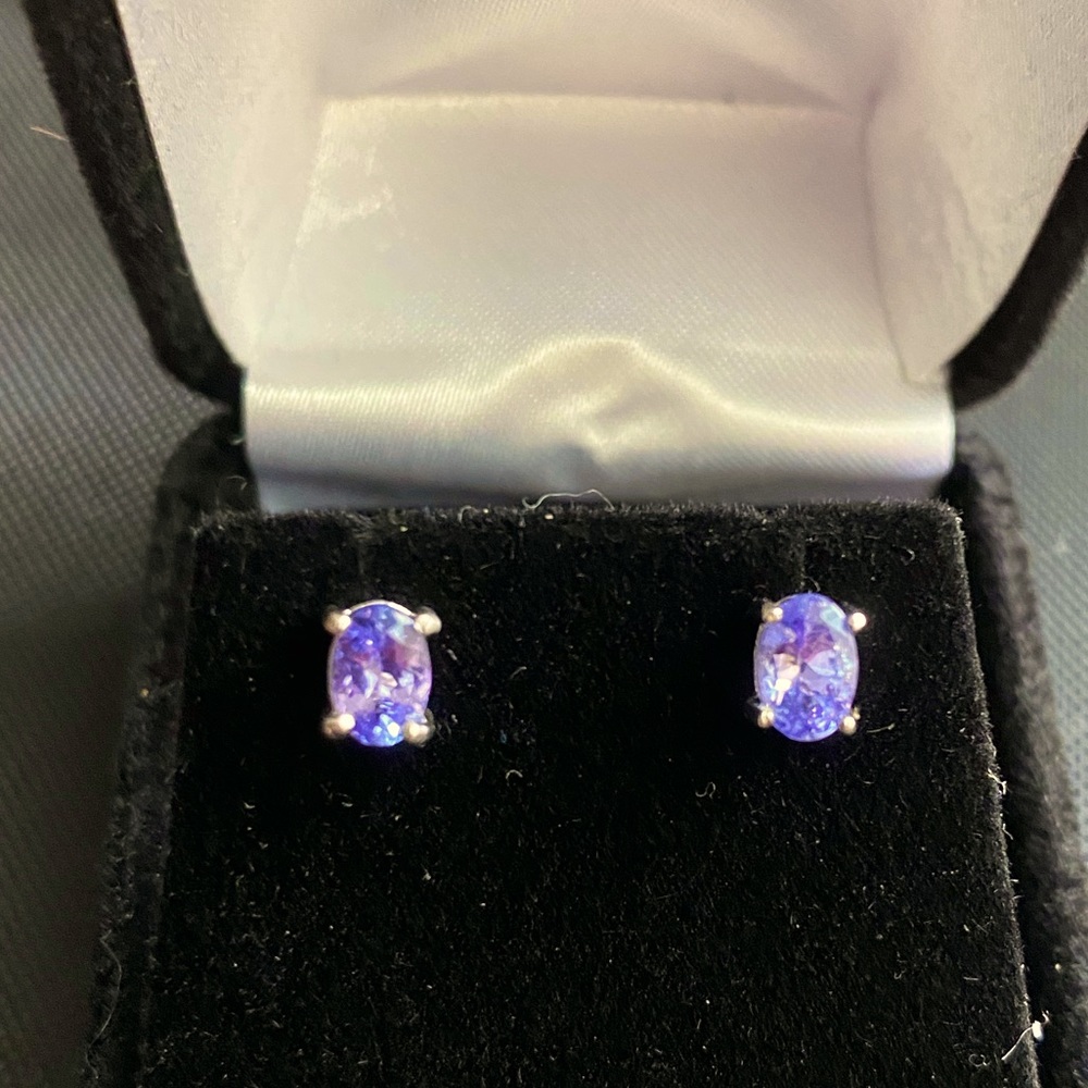 Silver earrings